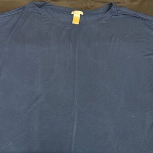 Matty M plus size short sleeve Navy Blue flowy T-Shirt size xxl like new
